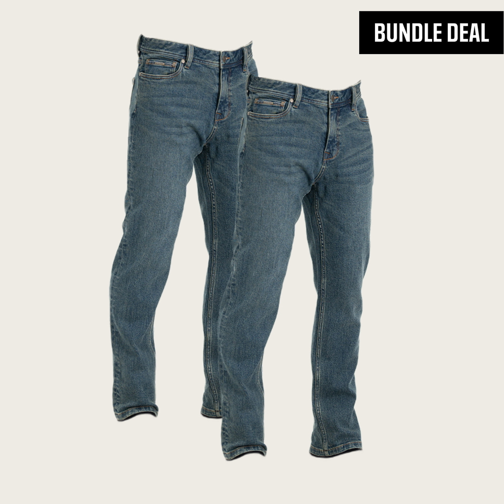 Straight Leg Jeans (2 pack)