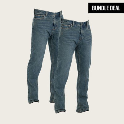 Straight Leg Jeans (2 pack)