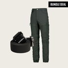 BÆRSkin Zip Off Cargo Pants + Kodiak Tactical Belt
