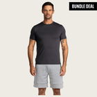 NO BS Crew Neck T-Shirt + Cotton Sweat Shorts