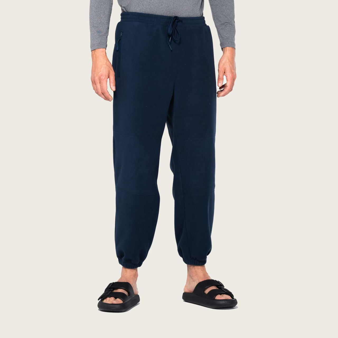 【BAON】23FW★ [BAONHAUS] Fleece String Banding Jogger PT BS_Baerskin_Fleece_Sweatpants_