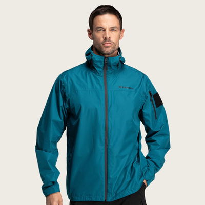 Heavy-Storm Waterproof Rain Jacket 2.0 Ocean Teal