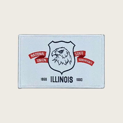 Illinois Flag Velcro Patch