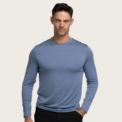 Moisture Wicking Long Sleeves T-Shirt Blue