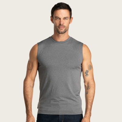 Moisture Wicking Tank Top T-Shirt Grey