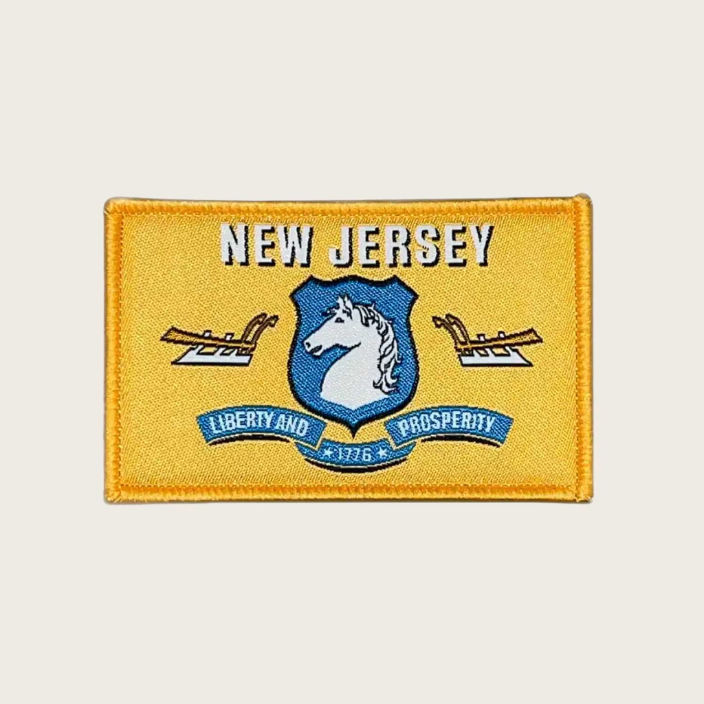 New Jersey Flag Velcro Patch