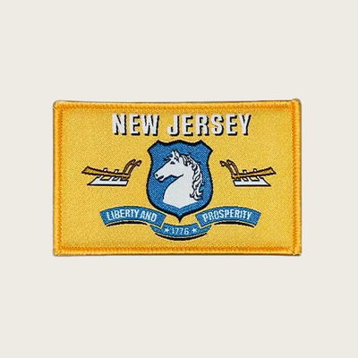 New Jersey Flag Velcro Patch