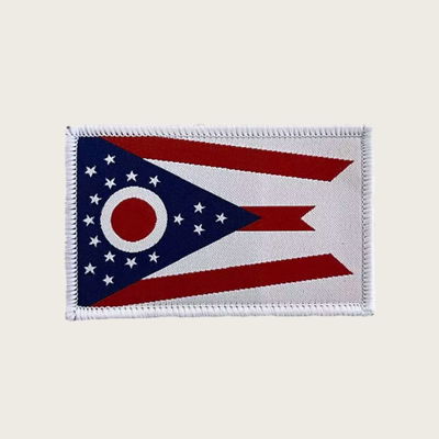 Ohio Flag Velcro Patch