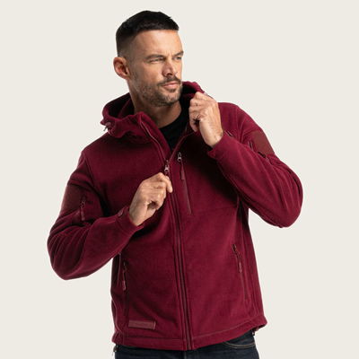 BÆRSkin Tactical Hoodie Burgundy