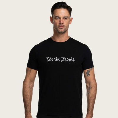 WE THE PEOPLE Patriotic T-Shirt Black