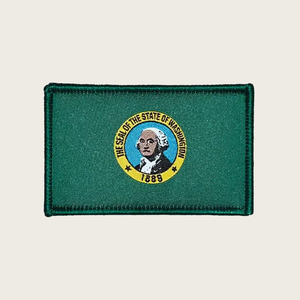 Washington Flag Velcro Patch