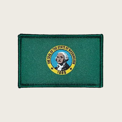 Washington Flag Velcro Patch