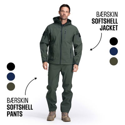 BÆRSkin Softshell Suit (Softshell jacket+ Softshell Pants)