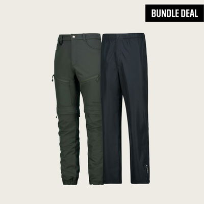 BÆRSkin Zip Off Pant + Waterproof Rain Pants