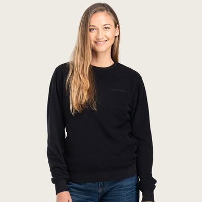 BÆRSkin Fleece Crewneck Sweatshirt Women Black