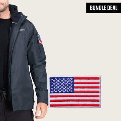 BÆRSkin 3-in-1 + American Flag Patch (2 Pack)