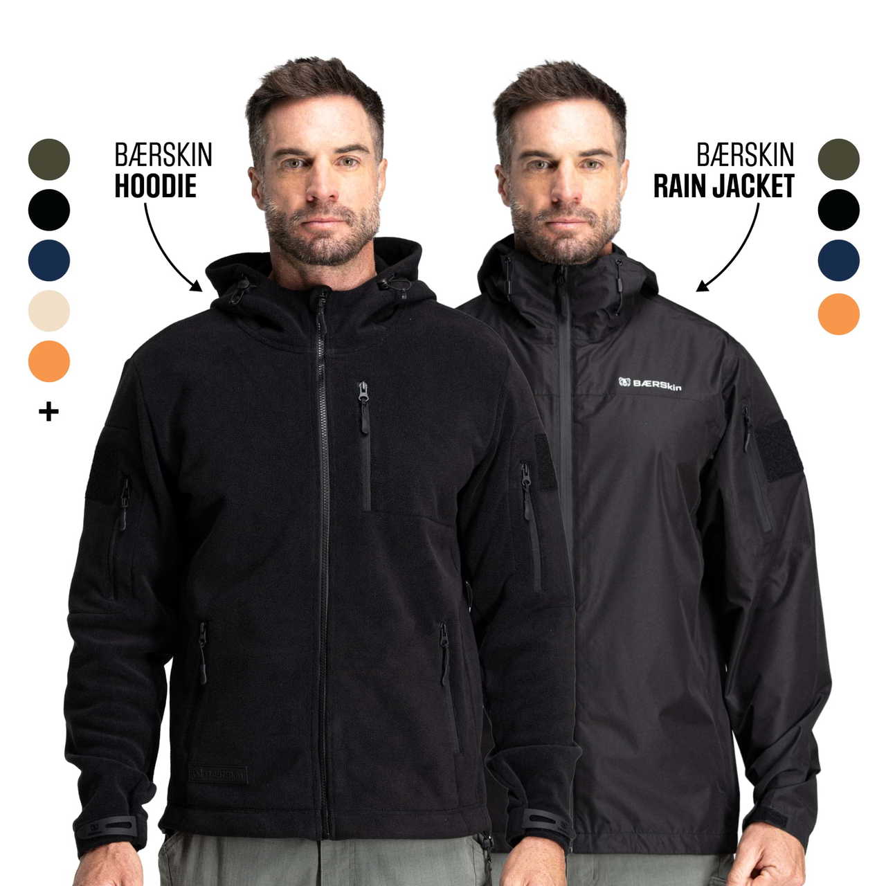 BÆRSkin 3-in-1 (Hoodie 4.0 + Rain Jacket 2.0)