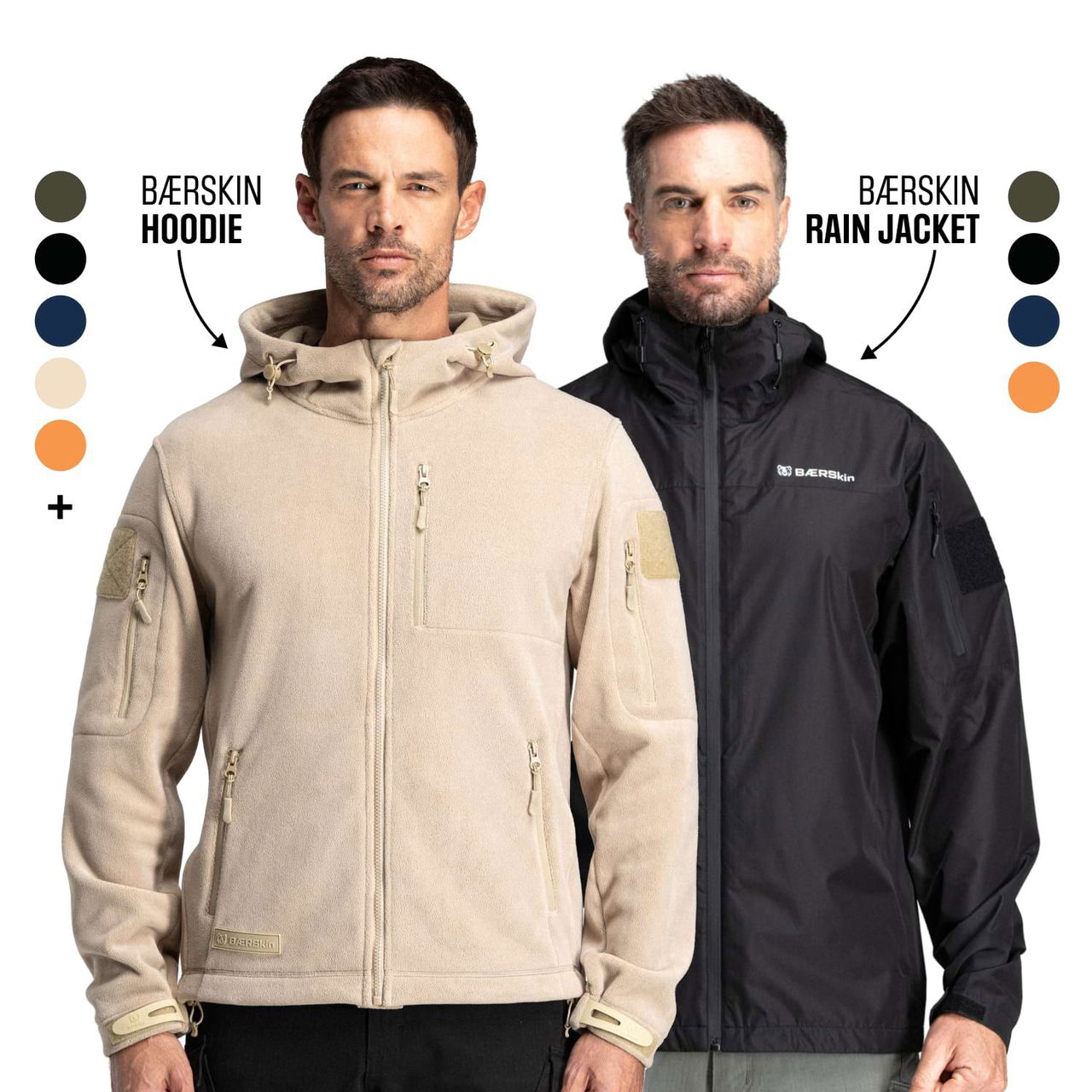 新品 Makuake STRETCH BARRIER JKT & PT BÆRSkin 3-in-1 (Hoodie 4.0 + Rain Jacket 2.0) | BÆRSkin Tactical