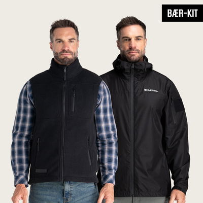 BÆR-Kit Rain Jacket + Fleece Vest (3-in-1)