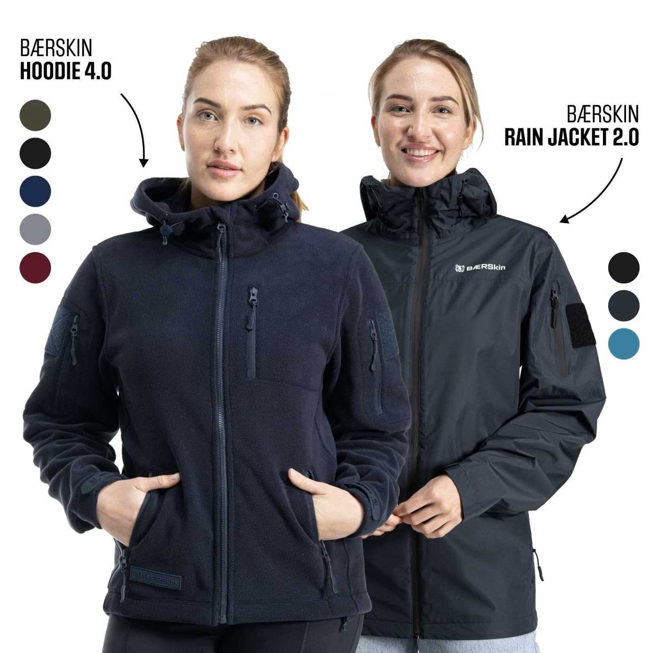 BÆRSkin 3-in-1 Women (Hoodie 4.0 + Rain Jacket 2.0)