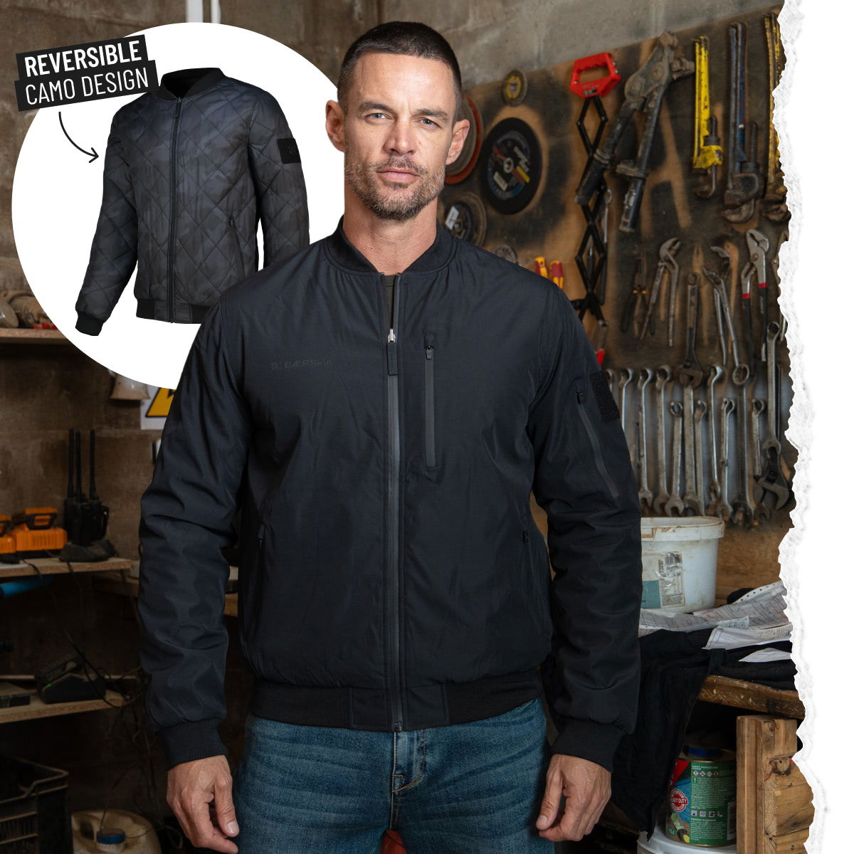 Reversible Bomber. Two Jackets. Zero Compromises.