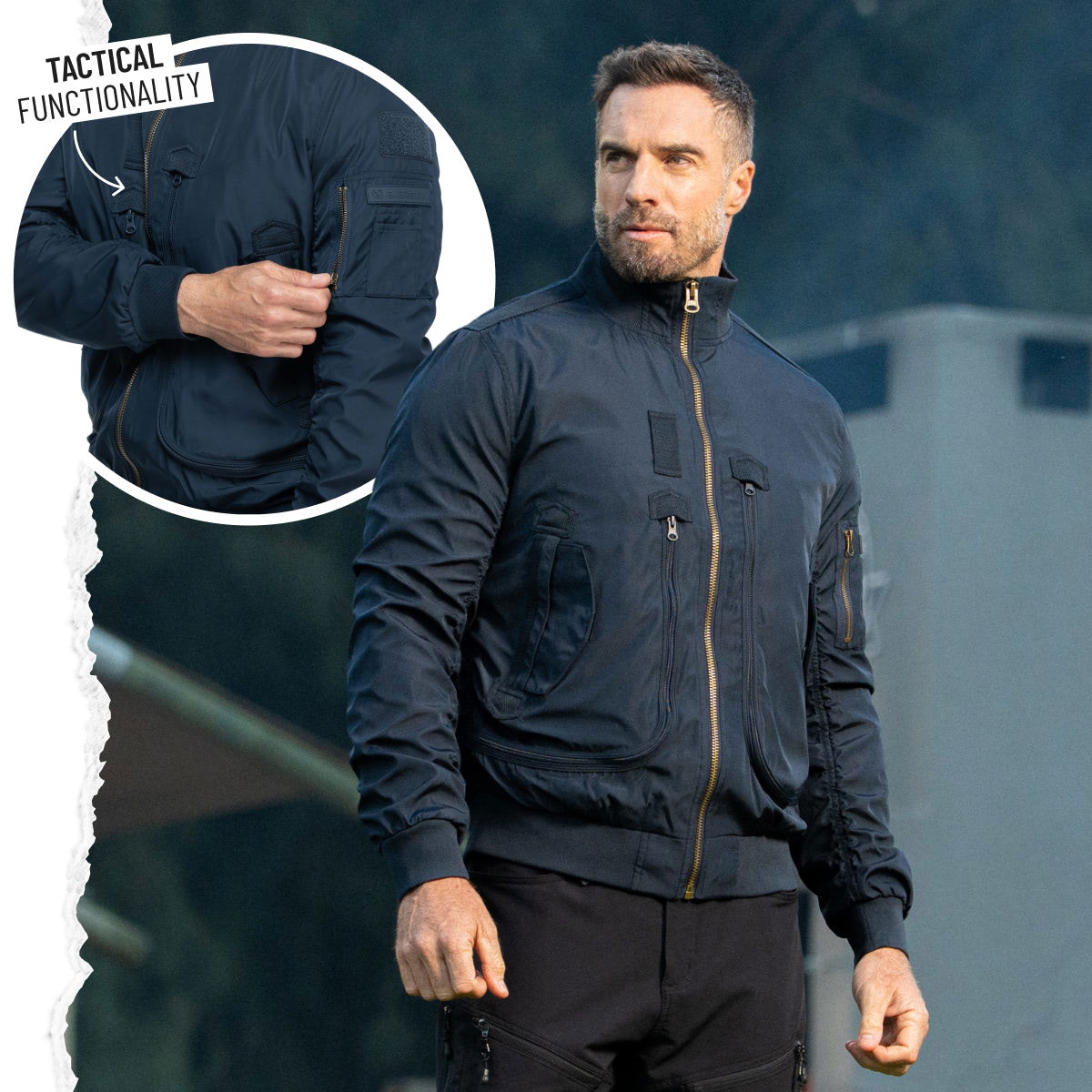 10-Pocket Tactical Bomber. Maximum Protection. Maximum Performance.