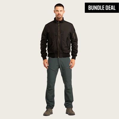 Bomber Jacket + BÆRSkin Cargo Pants