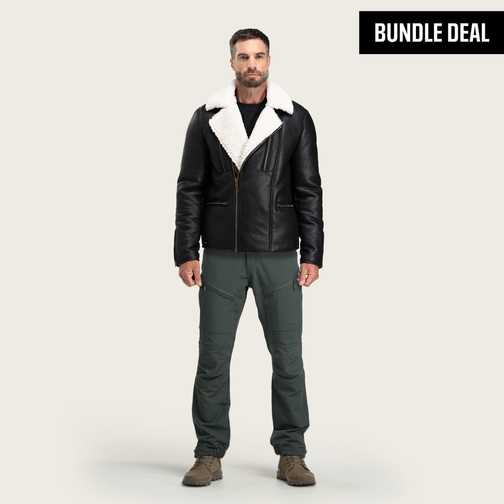 Aviator Jacket + BÆRSkin Cargo Pants