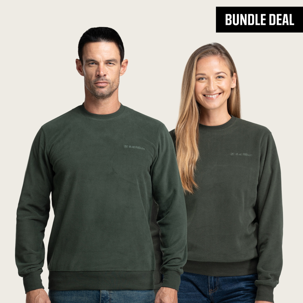 BÆRSkin His & Hers Fleece Crewneck Sweatshirt