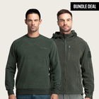 BÆRSkin Fleece Crewneck Sweatshirt + BÆRSkin Tactical Hoodie 4.0