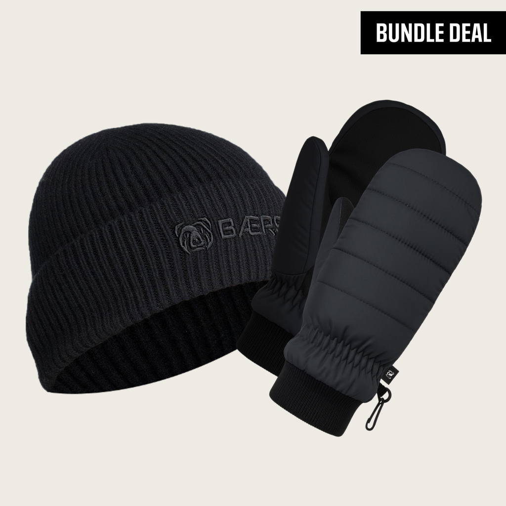 BÆRSkin Insulated Mitts + Merino Beanie