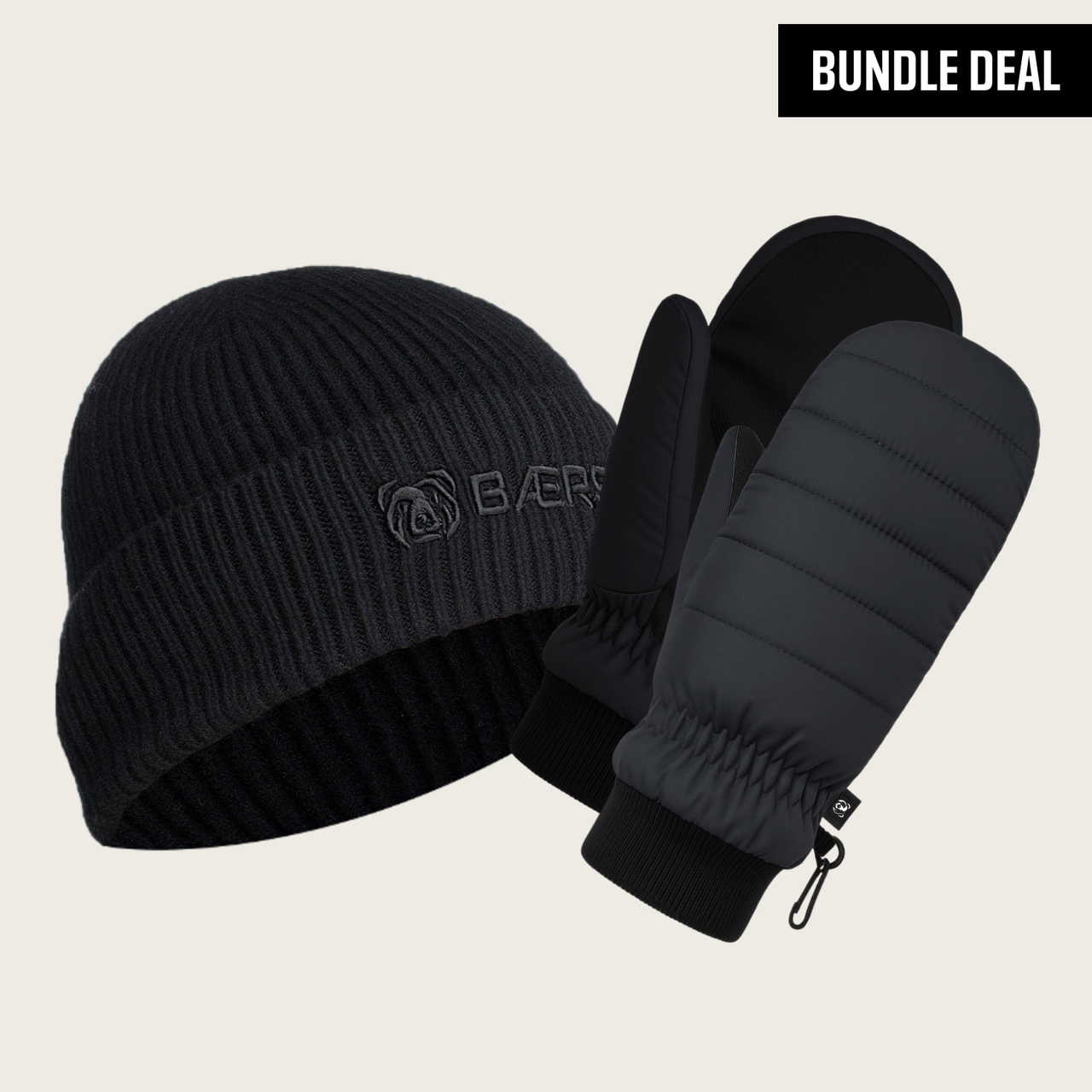 BÆRSkin Insulated Mitts + Merino Beanie