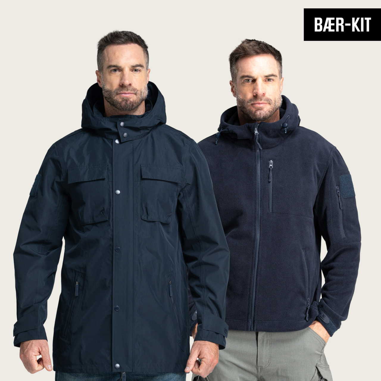 BÆR-Kit Waterproof Parka + Fleece Hoodie (3-in-1)