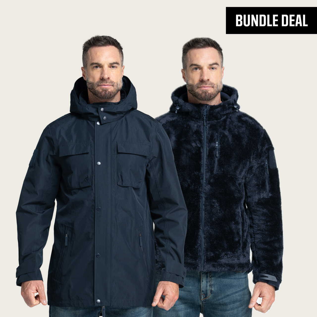 BÆR-Kit Waterproof Parka + Shaggy Hoodie (3-in-1)