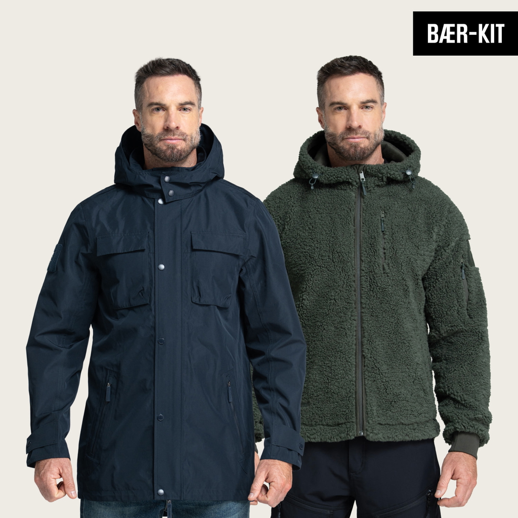 BÆR-Kit Waterproof Parka + Sherpa  Hoodie (3-in-1)