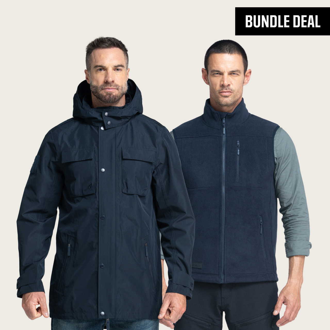BÆR-Kit Waterproof Parka + Fleece Vest (3-in-1)