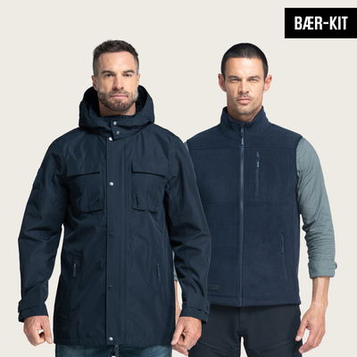 BÆR-Kit Waterproof Parka + Fleece Vest (3-in-1)