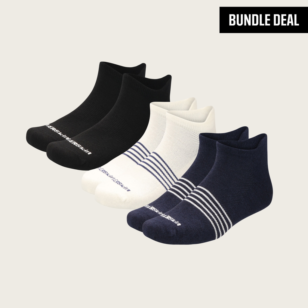 Merino Wool Ankle Tab Socks (3 Pack)