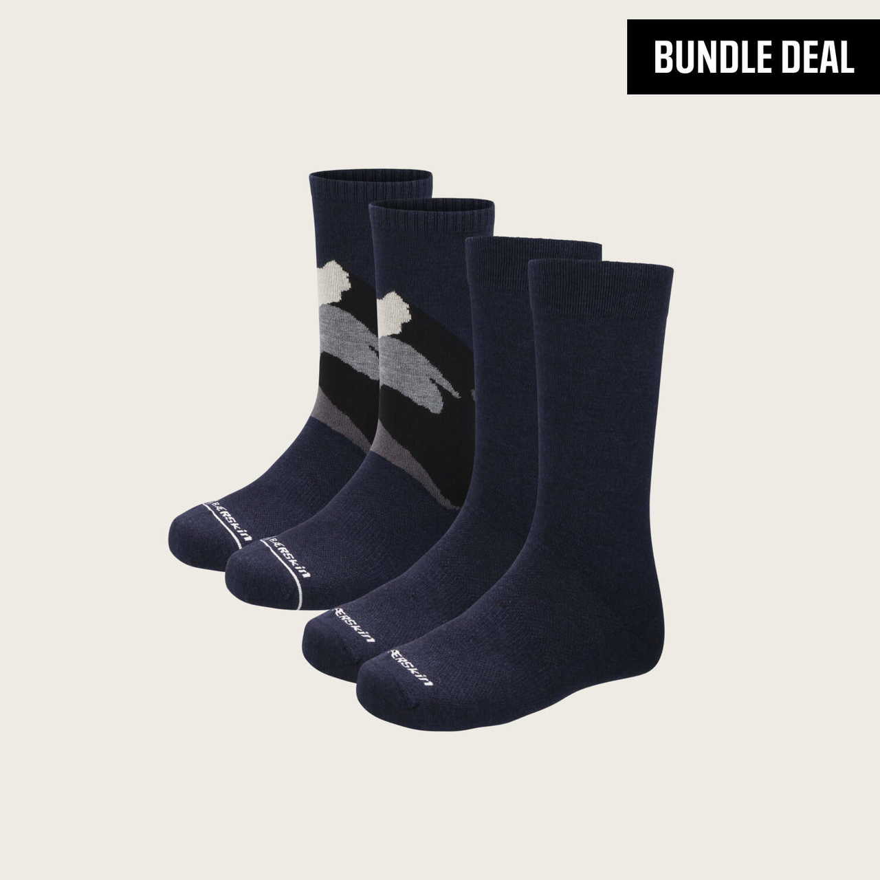 Merino Wool Long Crew Sock (2 Pack)