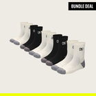 Merino Wool Short Crew Terry Socks  (5 Pack)