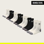 Merino Wool Short Crew Terry Socks  (7 Pack)