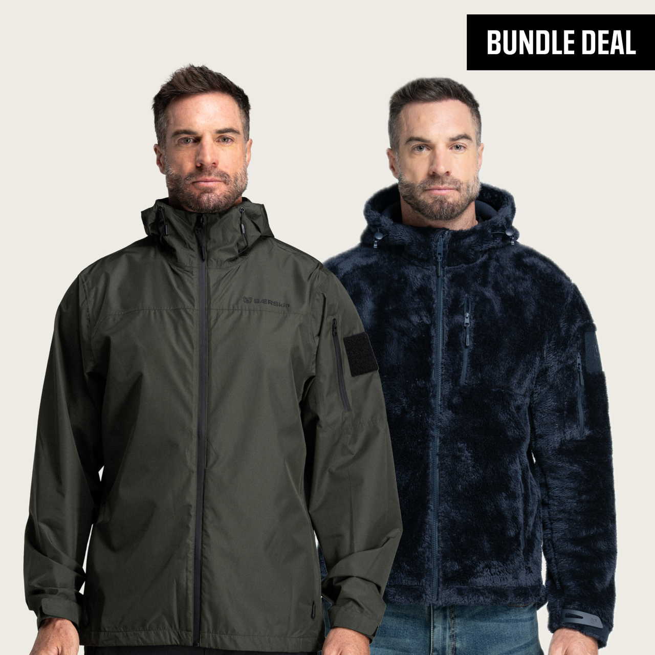 BÆR-Kit Rain Jacket + Shaggy Hoodie (3-in-1)