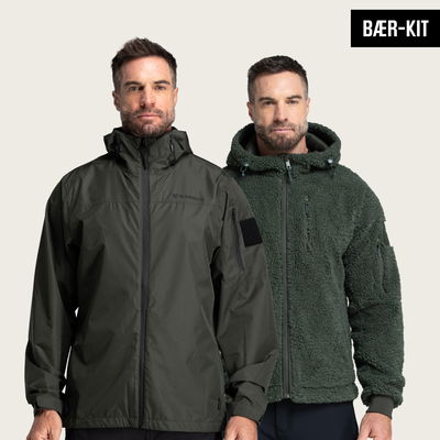 BÆR-Kit Rain Jacket + Sherpa  Hoodie (3-in-1)