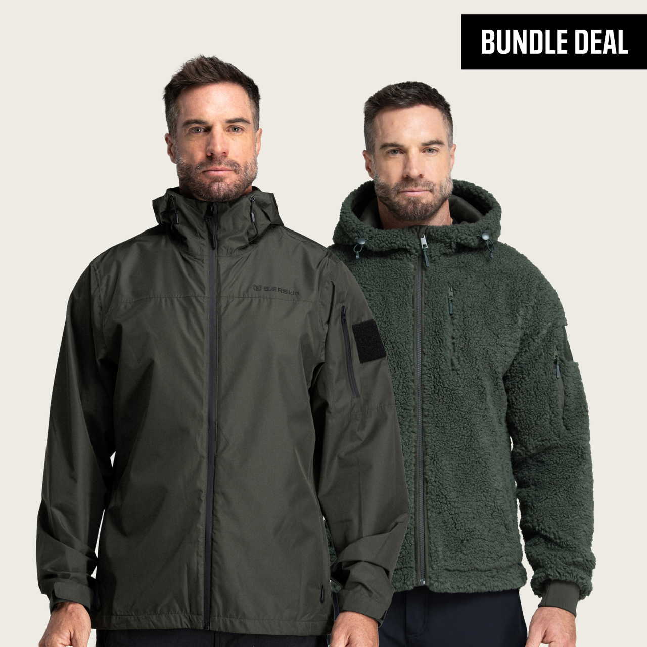 BÆR-Kit Rain Jacket + Sherpa  Hoodie (3-in-1)