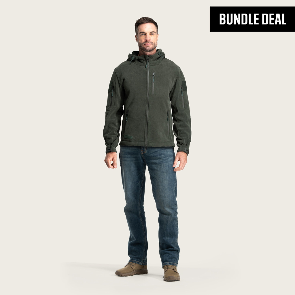 Straight Leg Jeans + BÆRSkin Tactical Hoodie 4.0