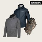 3-in-1 Jacket (Hoodie + Rainjacket) + BÆRSkin Water Repellent Gloves