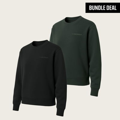 BÆRSkin Fleece Crewneck Sweatshirt Women (2 Pack)