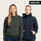 BÆRSkin Fleece Crewneck Sweatshirt Women + BÆRSkin Tactical Hoodie 4.0 Women