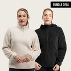 BÆRSkin Quarter Zip Fleece Jacket Women + BÆRSkin Tactical Hoodie 4.0 Women