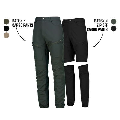 BÆRSkin Cargo Pants + BÆRSkin Zip Off Pants